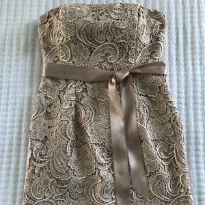 Adrianna Papell strapless cocktail length dress Size 6